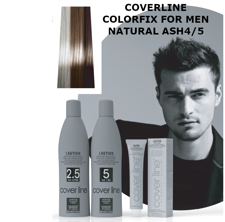 COVERLINE COLORFIX FOR MEN COOL NATURAL 4/5 100ml