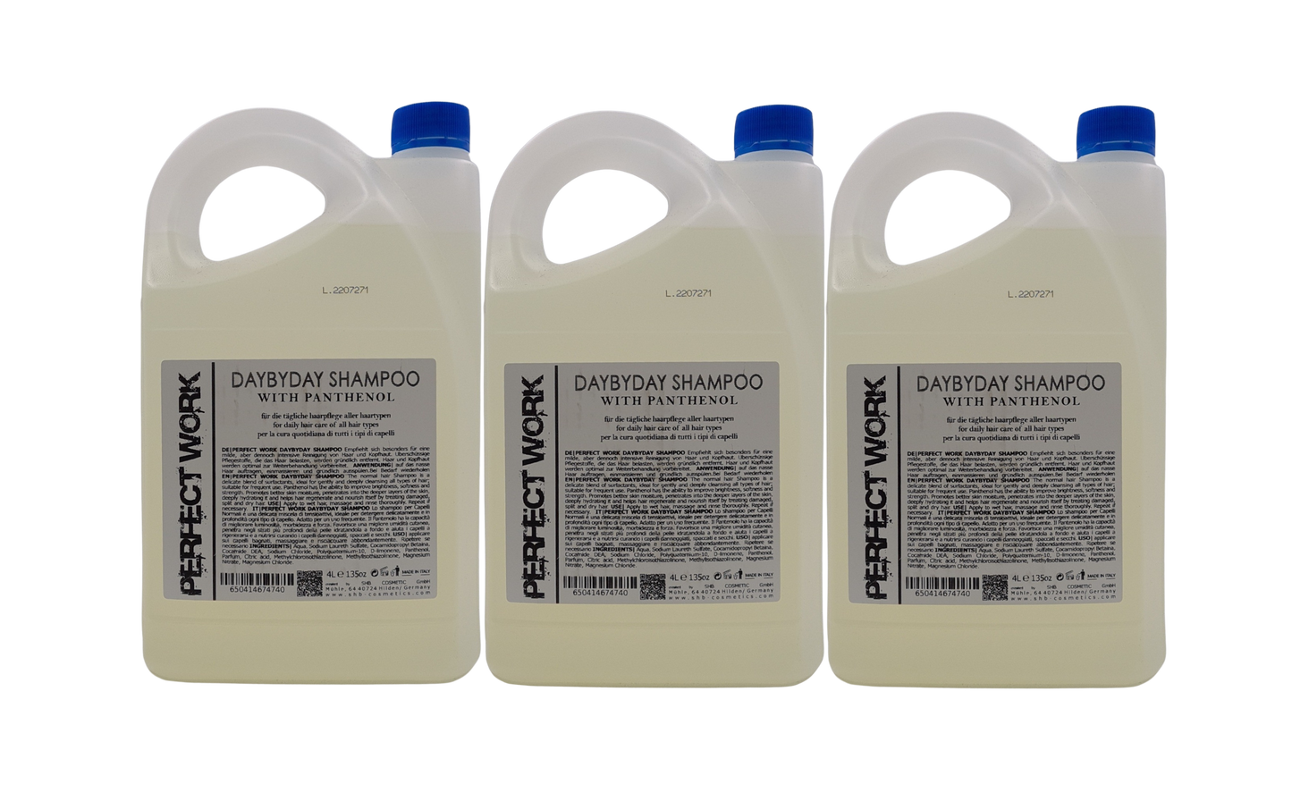 PERFECTWORK Day by day Shampoo mit Panthenol 4000ml Kanister